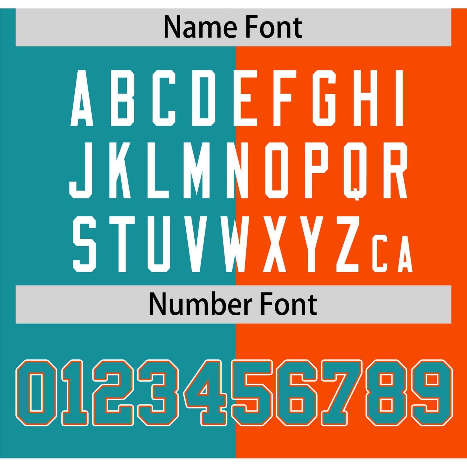 Custom Aqua Orange Authentic Split Fashion Baseball Jersey