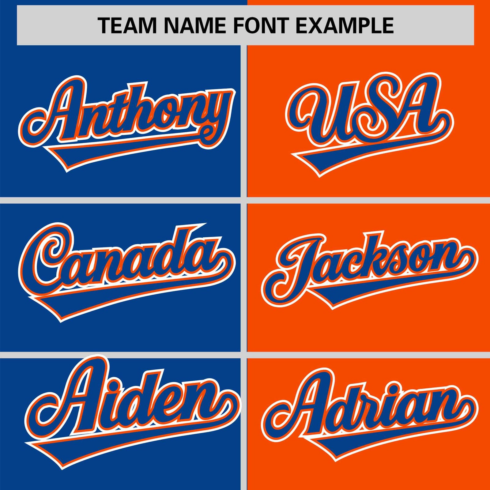 Custom Royal Blue Orange Authentic Split Fashion Baseball Jersey