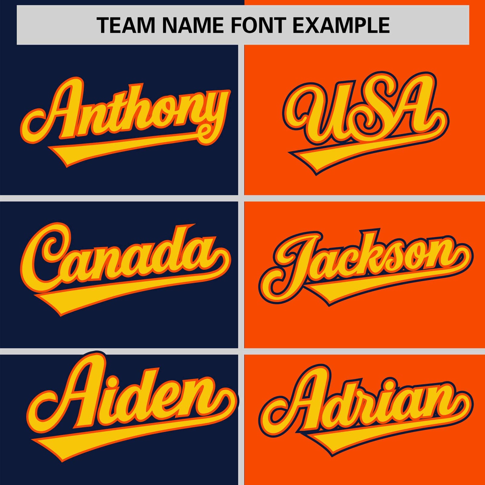 Custom Navy Orange Authentic Split Fashion Baseball Jersey