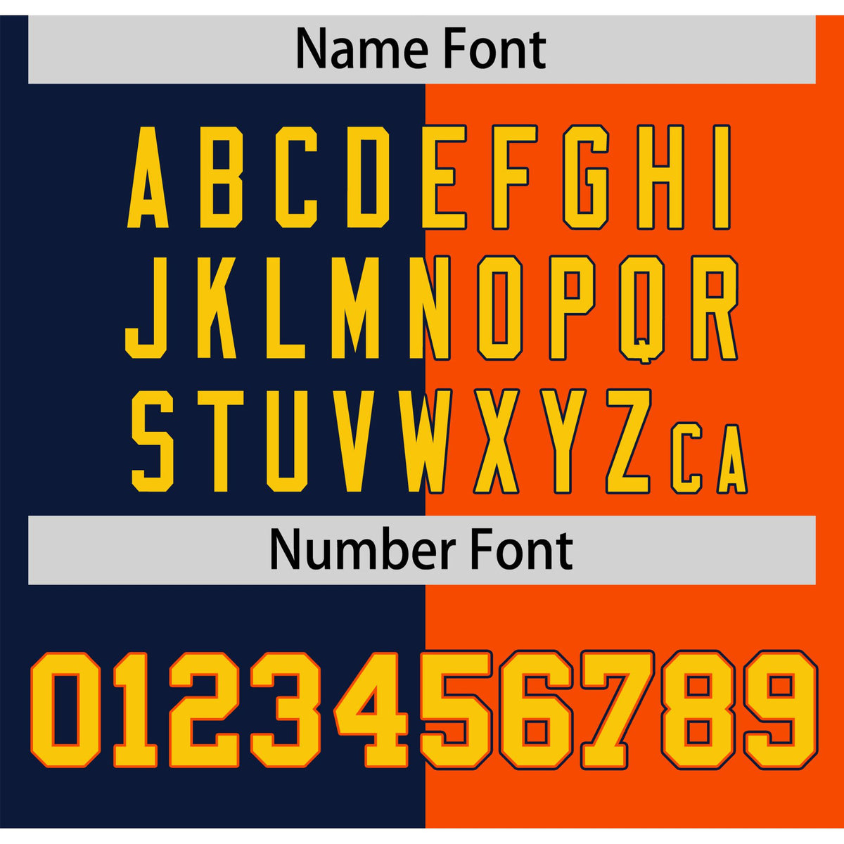 Custom Navy Orange Authentic Split Fashion Baseball Jersey