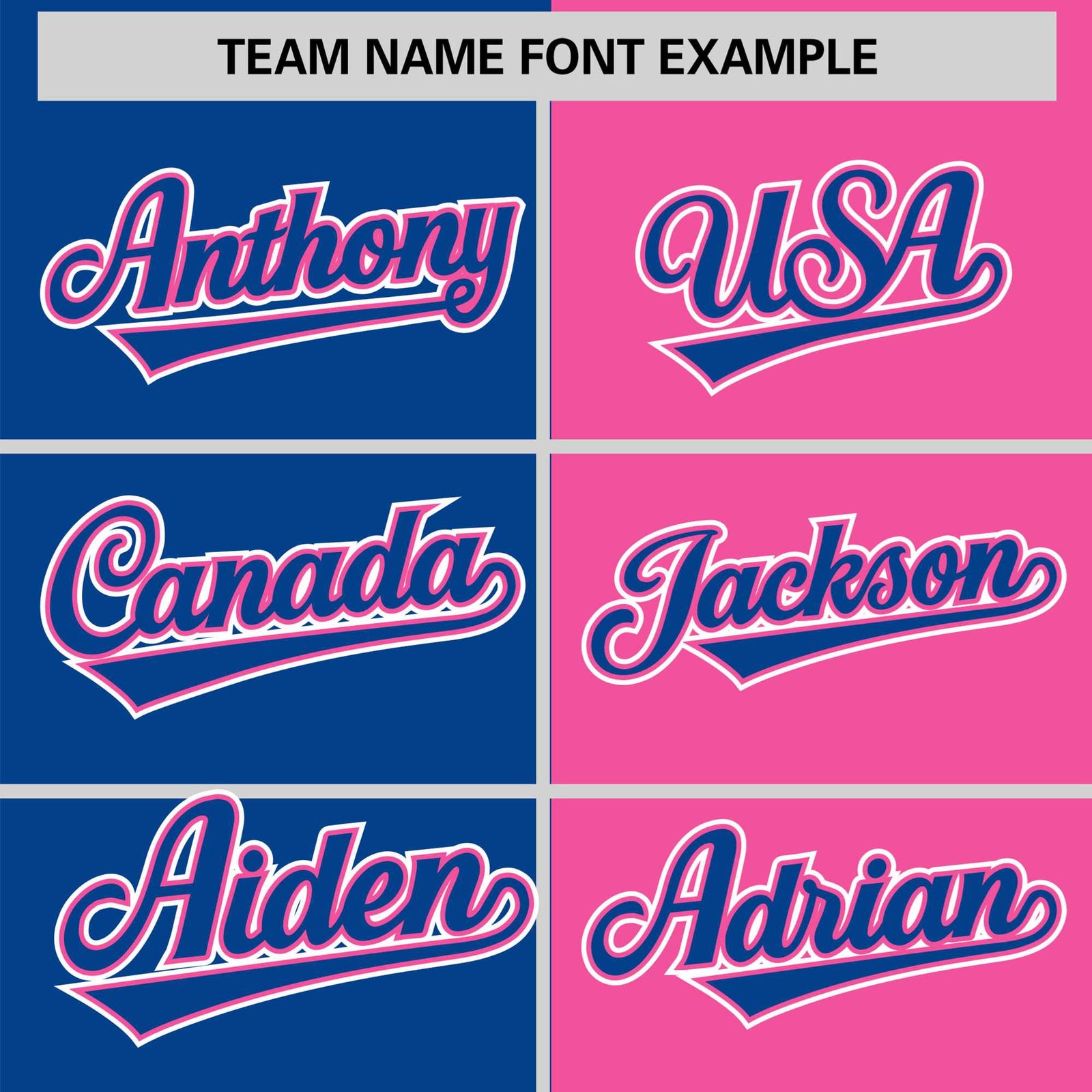 Custom Royal Blue Pink Authentic Split Fashion Baseball Jersey