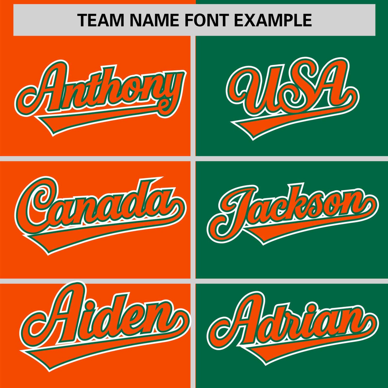 Custom Orange Kelly Green Authentic Split Fashion Baseball Jersey