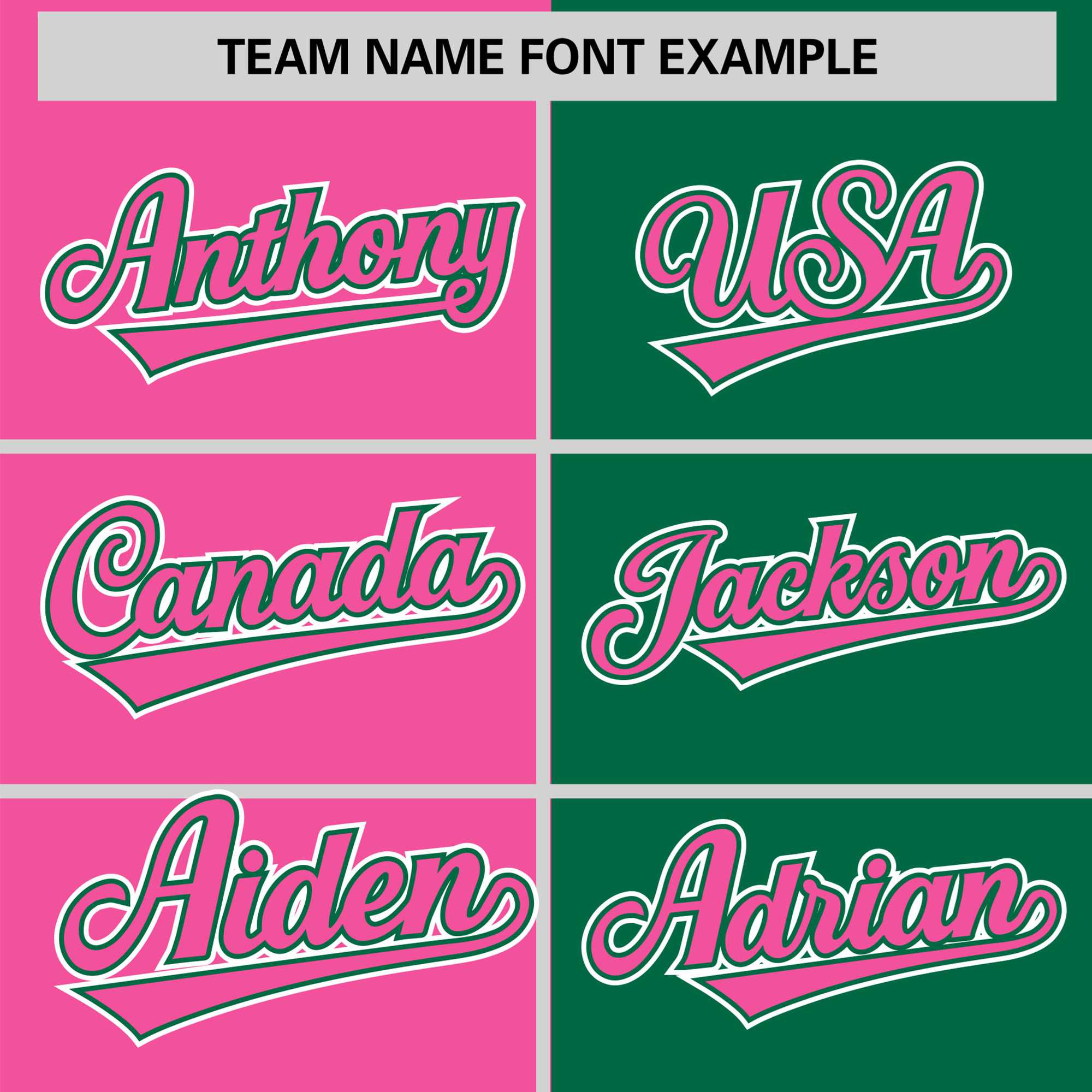 Custom Pink Kelly Green Authentic Split Fashion Baseball Jersey