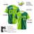 Custom Neon Green-Kelly Green Authentic Split Fashion Baseball Jersey