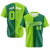 Custom Neon Green-Kelly Green Authentic Split Fashion Baseball Jersey