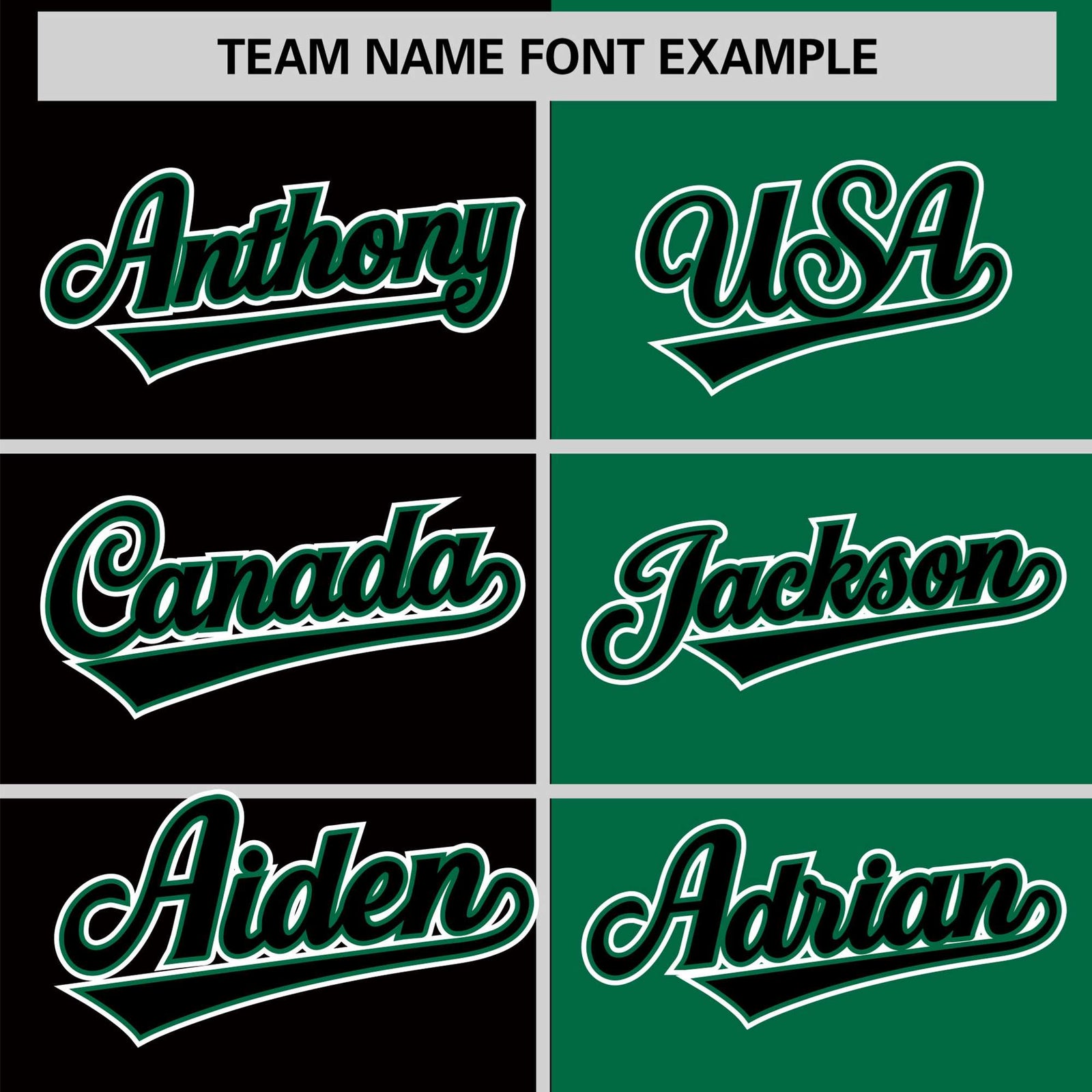 Custom Black Kelly Green Authentic Split Fashion Baseball Jersey