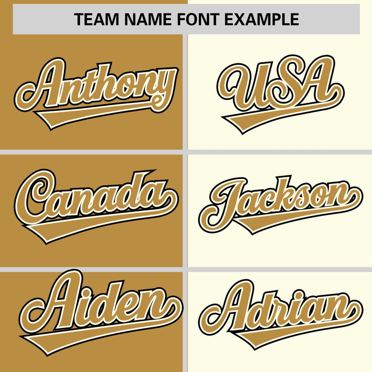 Custom Old Gold Cream Authentic Split Fashion Baseball Jersey