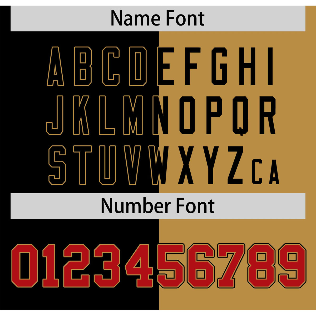 Custom Black Old Gold-Red Authentic Split Fashion Baseball Jersey