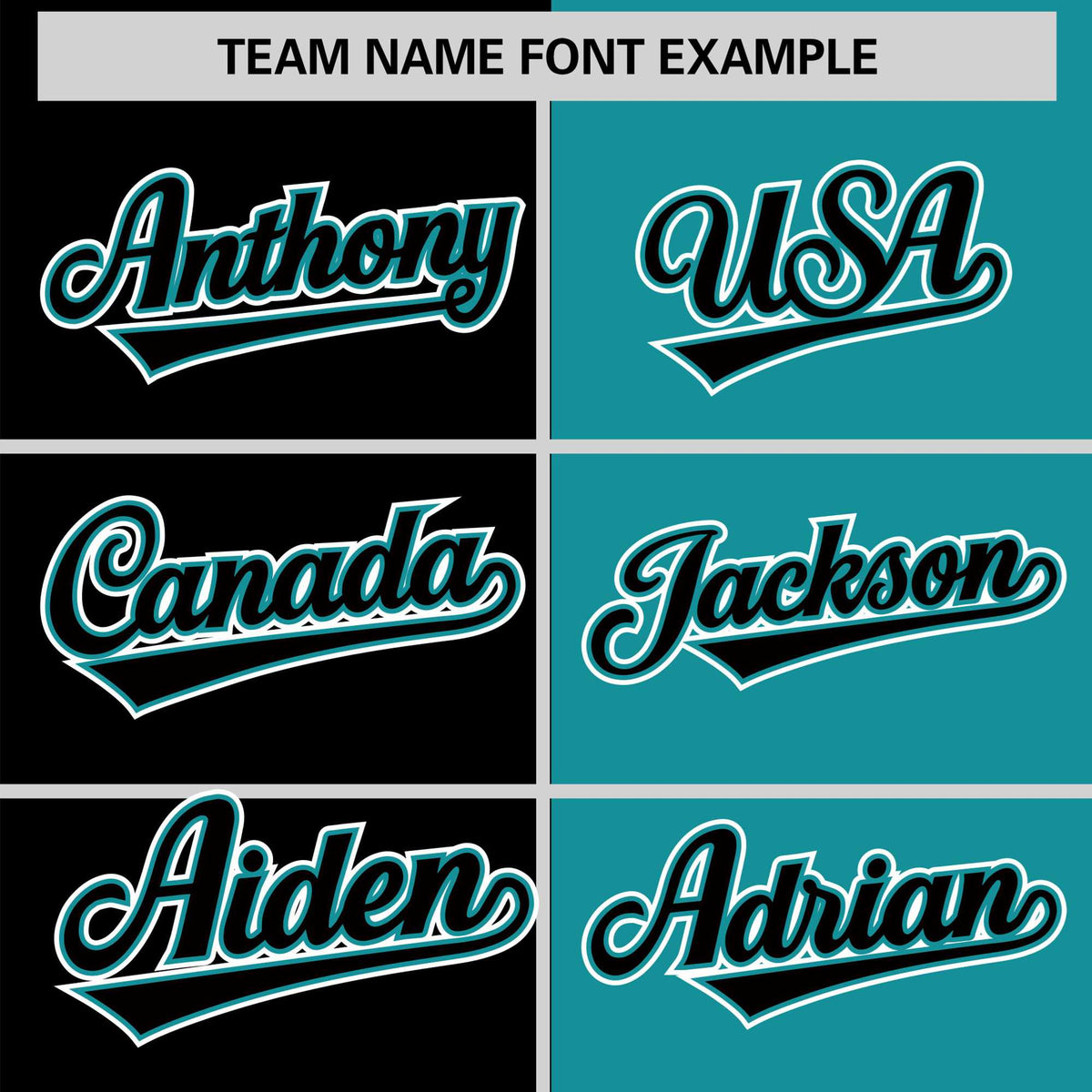 Custom Black Aqua Authentic Split Fashion Baseball Jersey