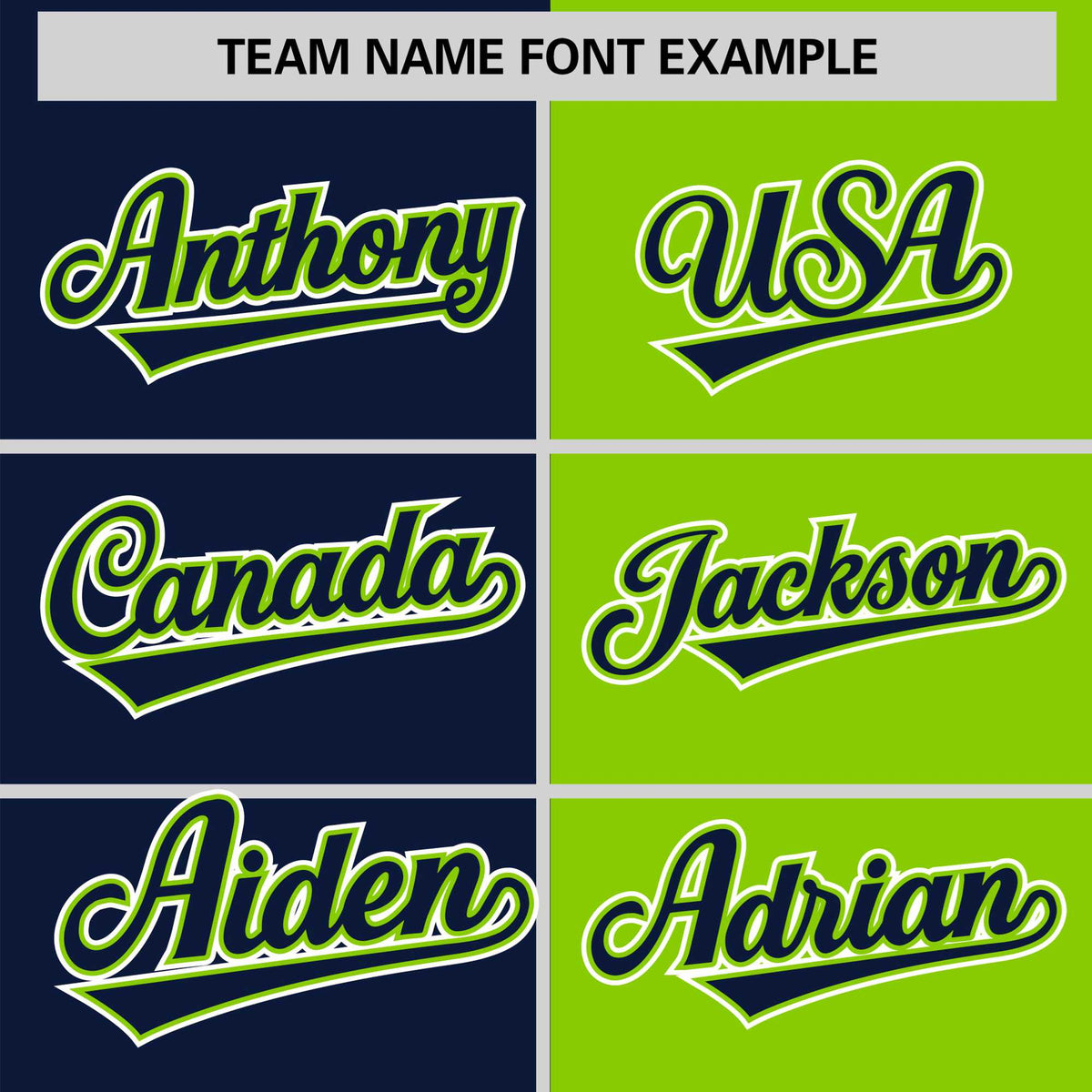 Custom Navy Neon Green Authentic Split Fashion Baseball Jersey