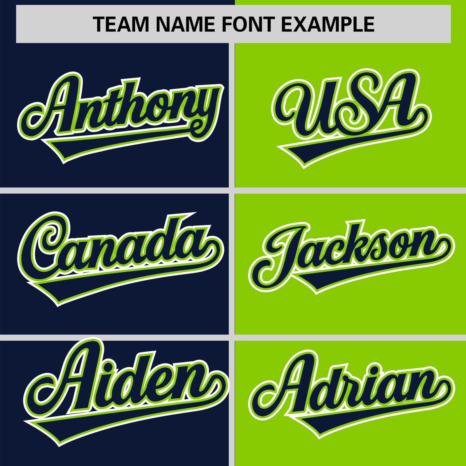 Custom Navy Neon Green Authentic Split Fashion Baseball Jersey