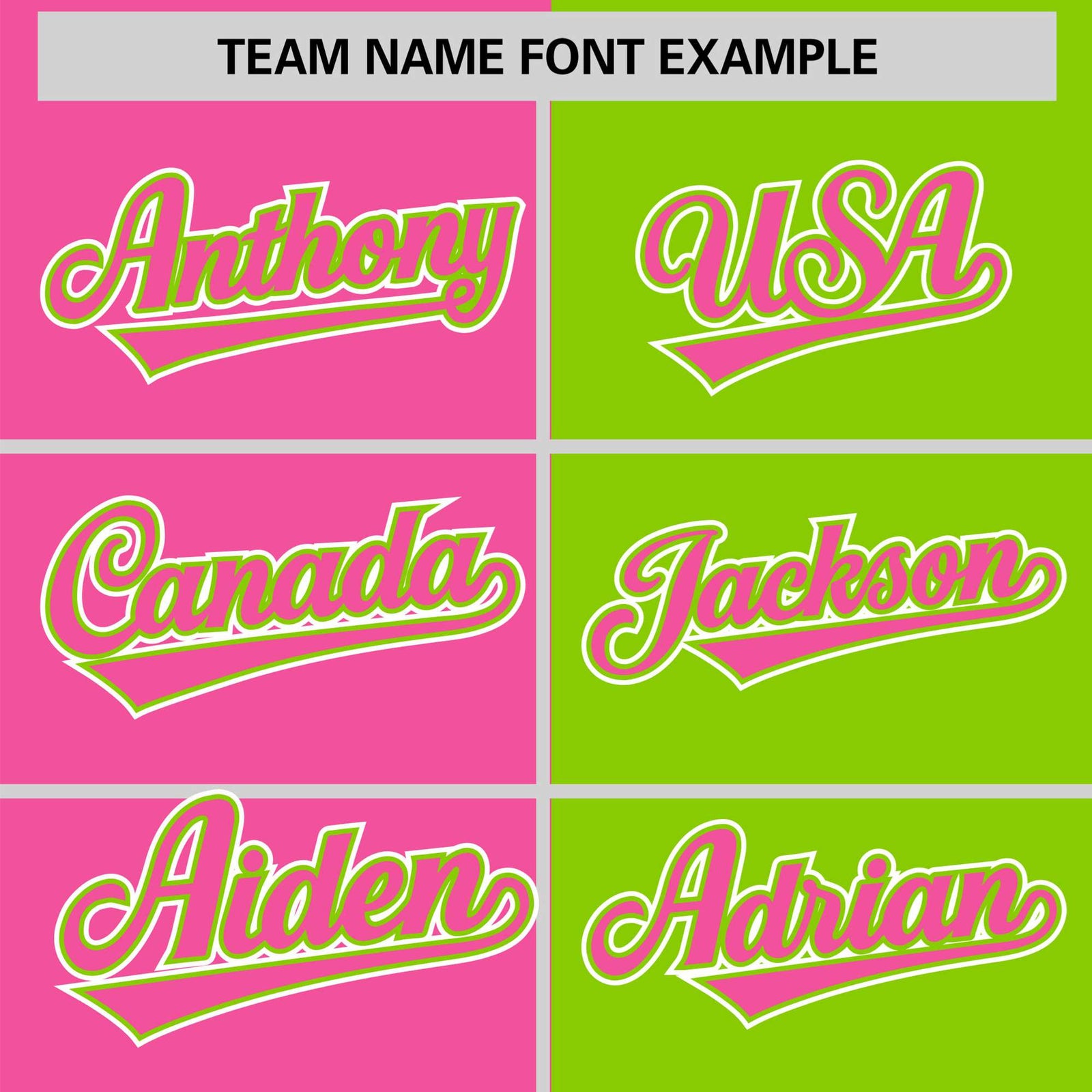 Custom Pink Neon Green Authentic Split Fashion Baseball Jersey