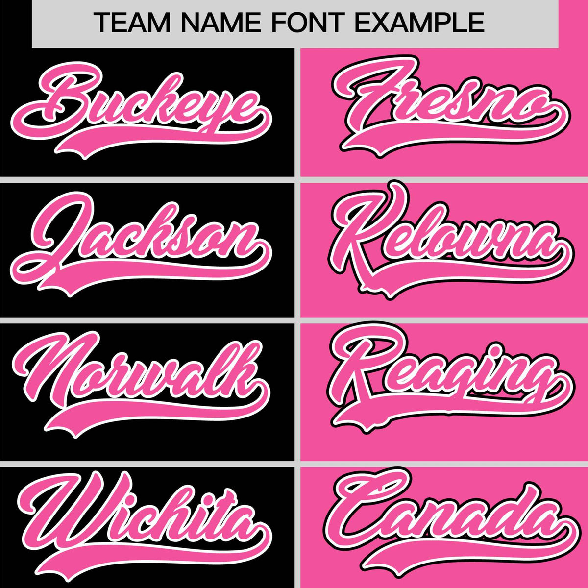 Custom Black Pink Authentic Split Fashion Baseball Jersey