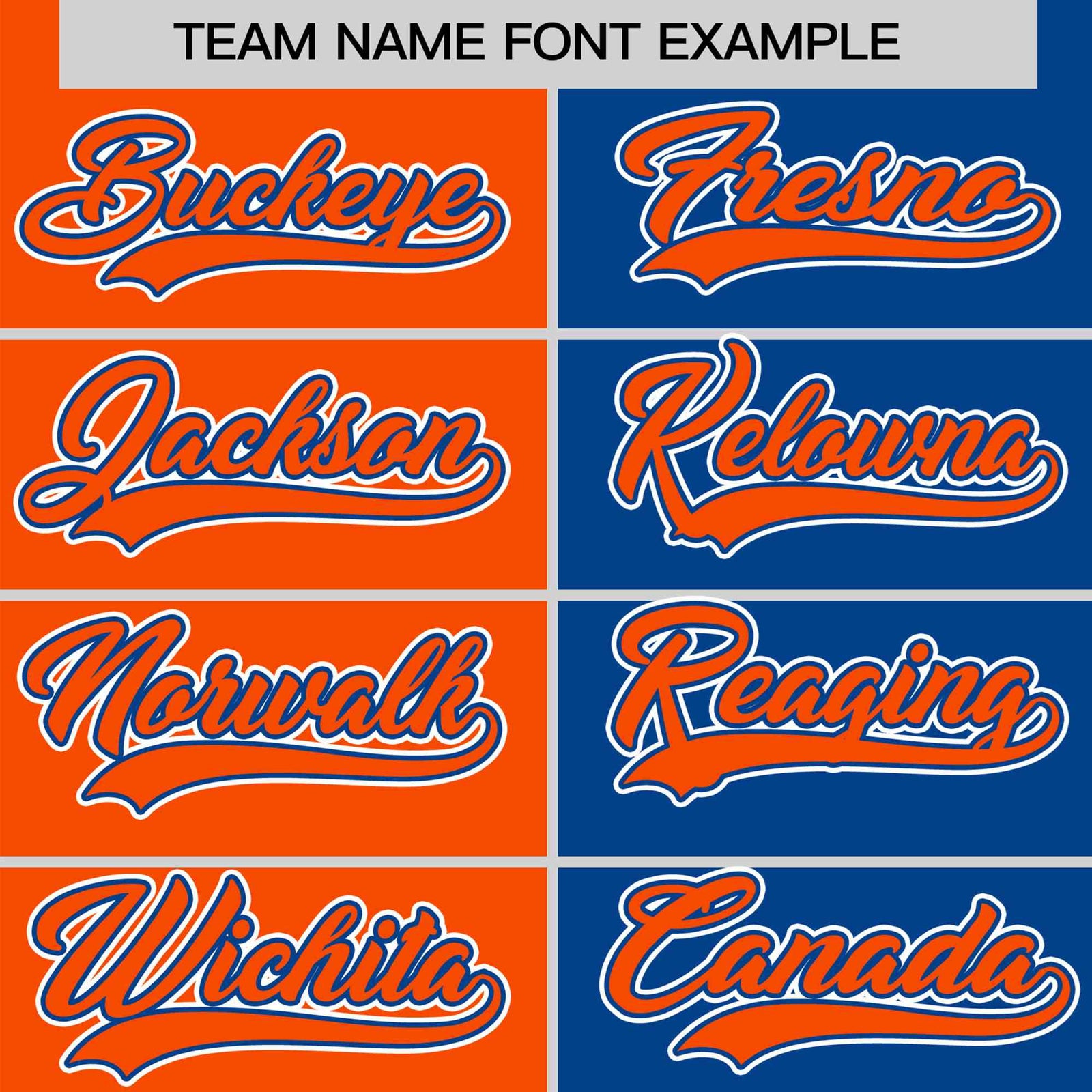 Custom Orange Royal Blue Authentic Split Fashion Baseball Jersey