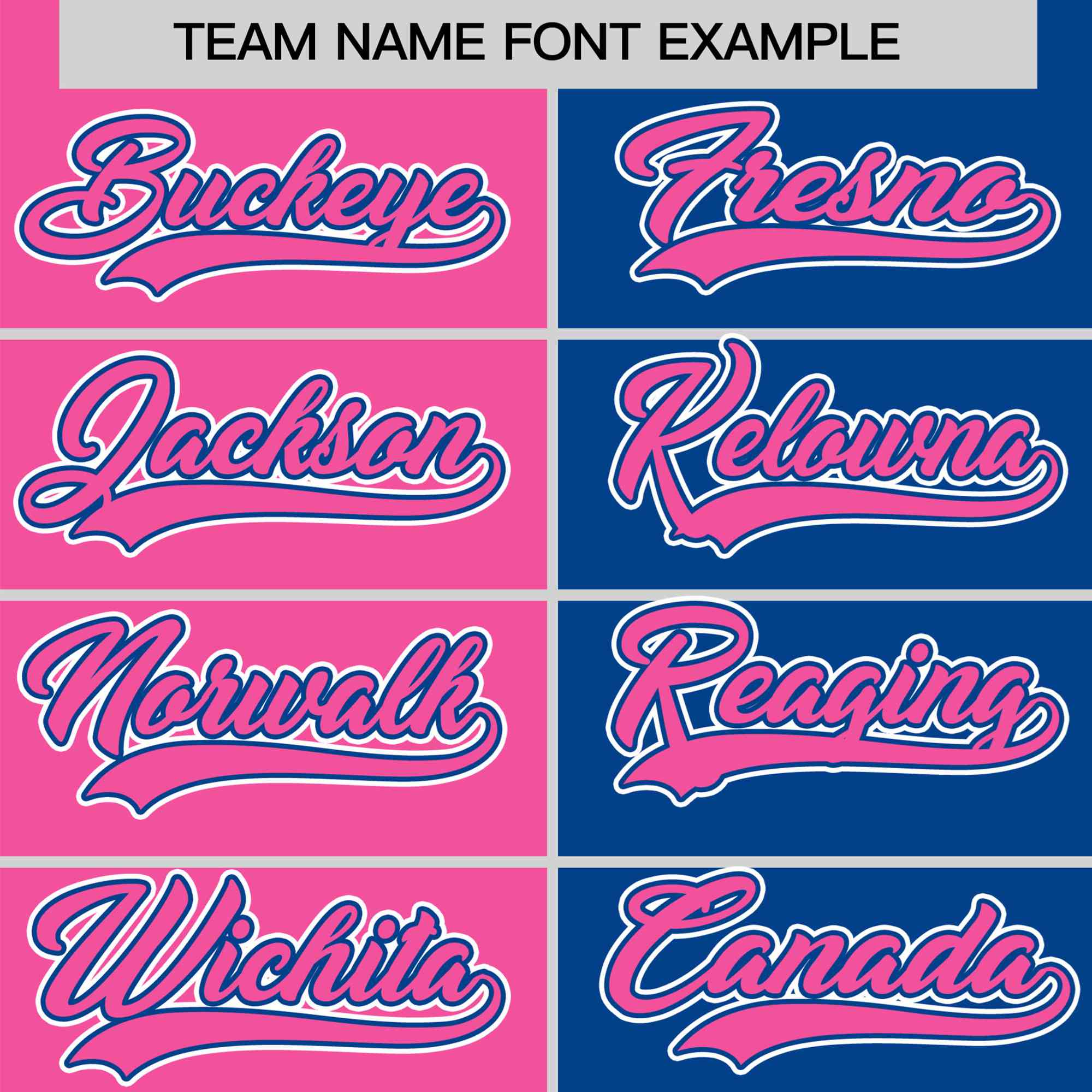 Custom Pink Royal Blue Authentic Split Fashion Baseball Jersey