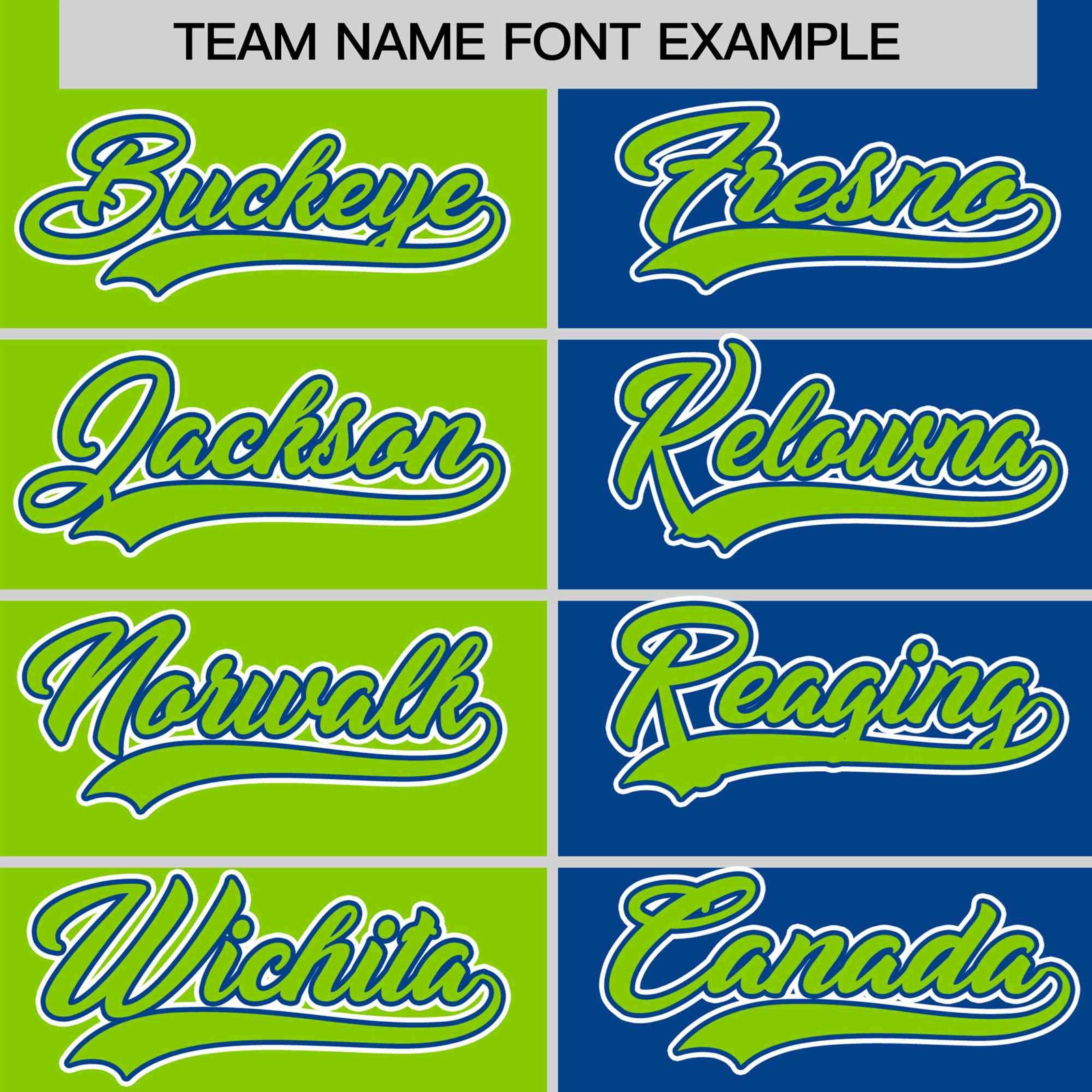 Custom Neon Green-Royal Blue Authentic Split Fashion Baseball Jersey