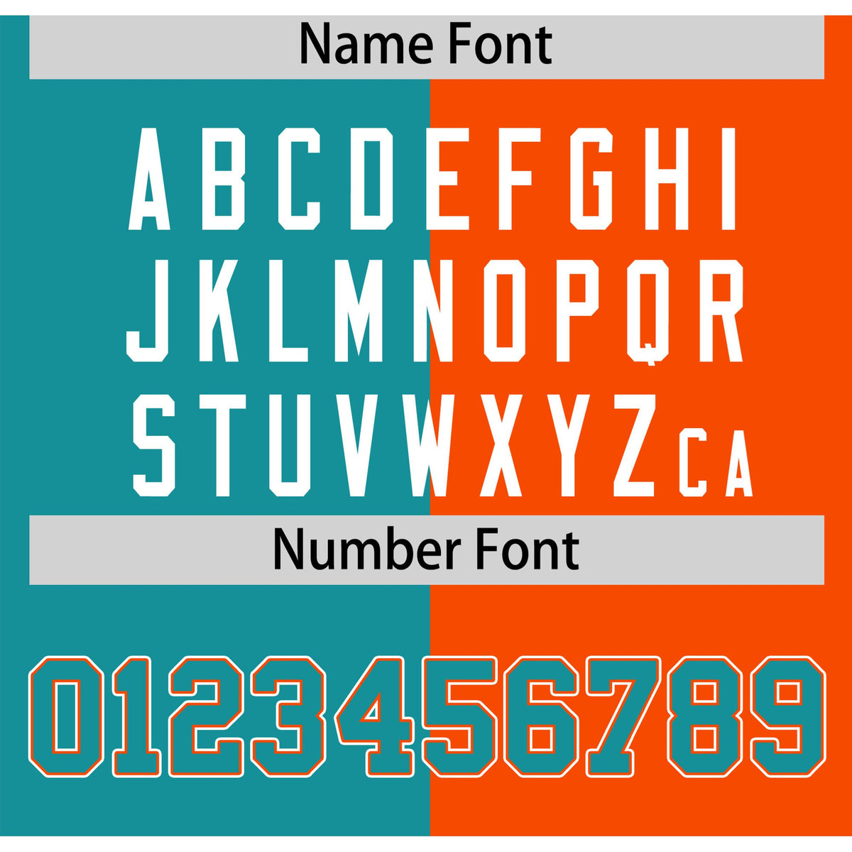 Custom Aqua Orange Authentic Split Fashion Baseball Jersey