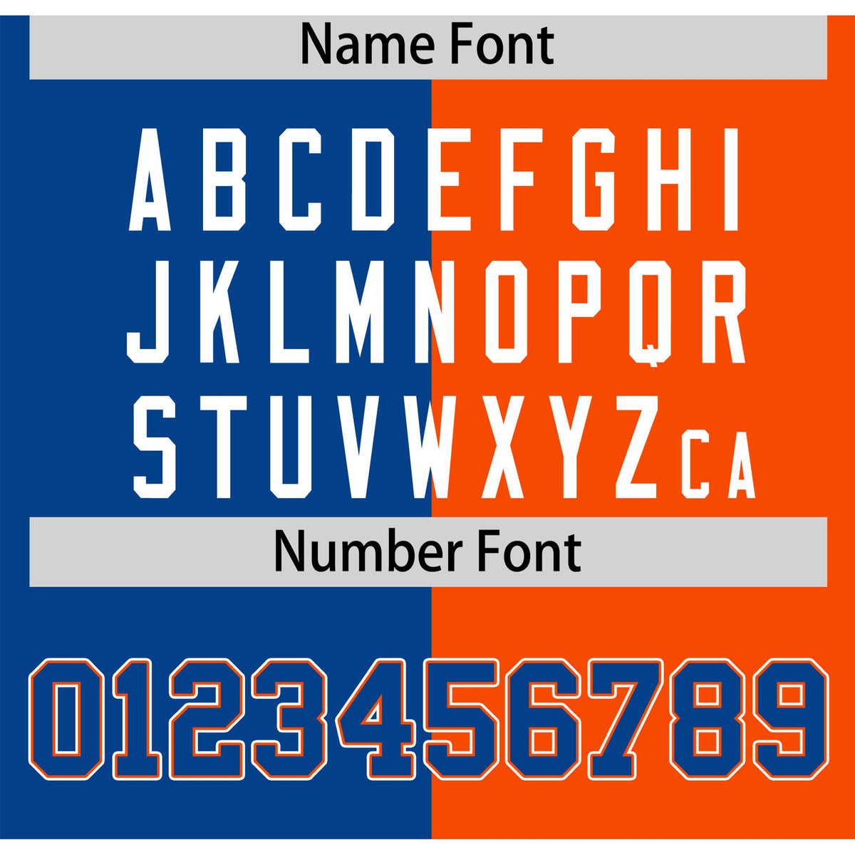 Custom Royal Blue Orange Authentic Split Fashion Baseball Jersey