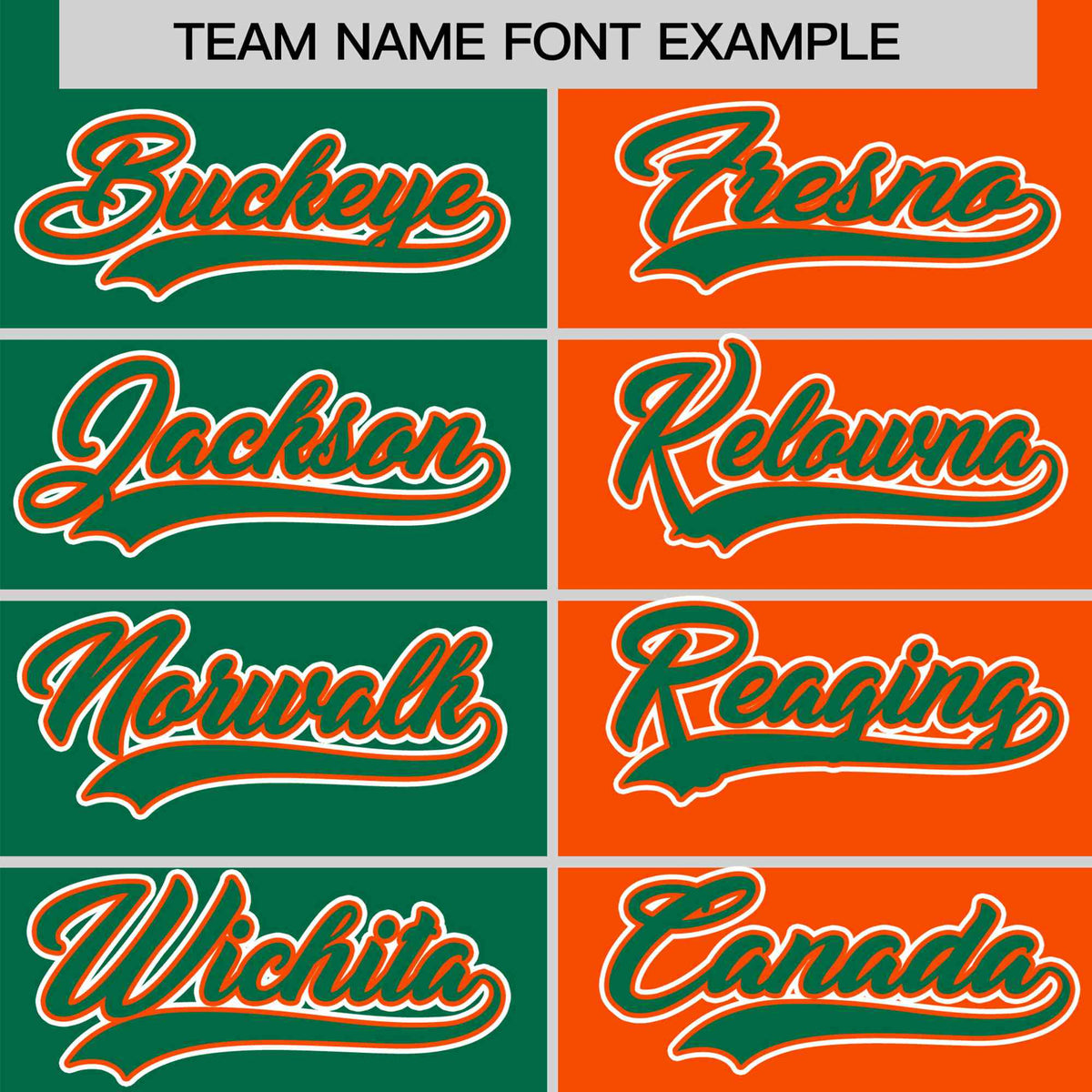 Custom Kelly Green Orange Authentic Split Fashion Baseball Jersey