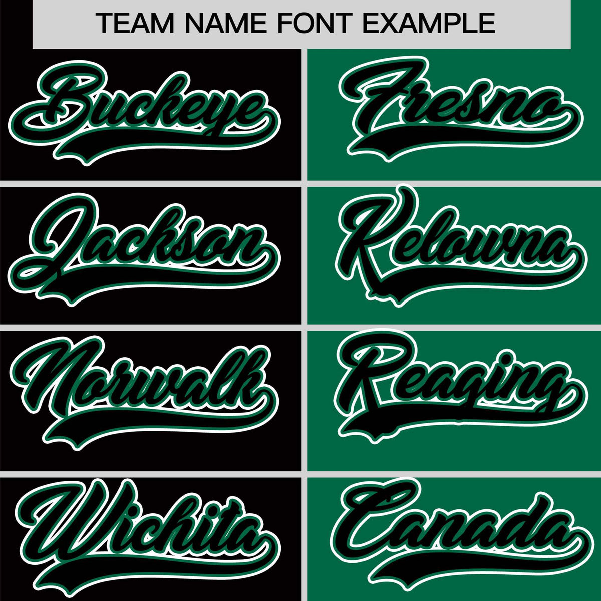 Custom Black Kelly Green Authentic Split Fashion Baseball Jersey