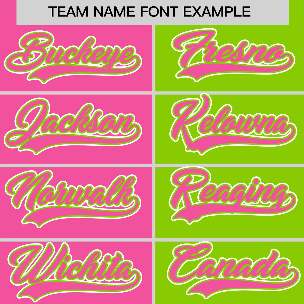 Custom Pink Neon Green Authentic Split Fashion Baseball Jersey