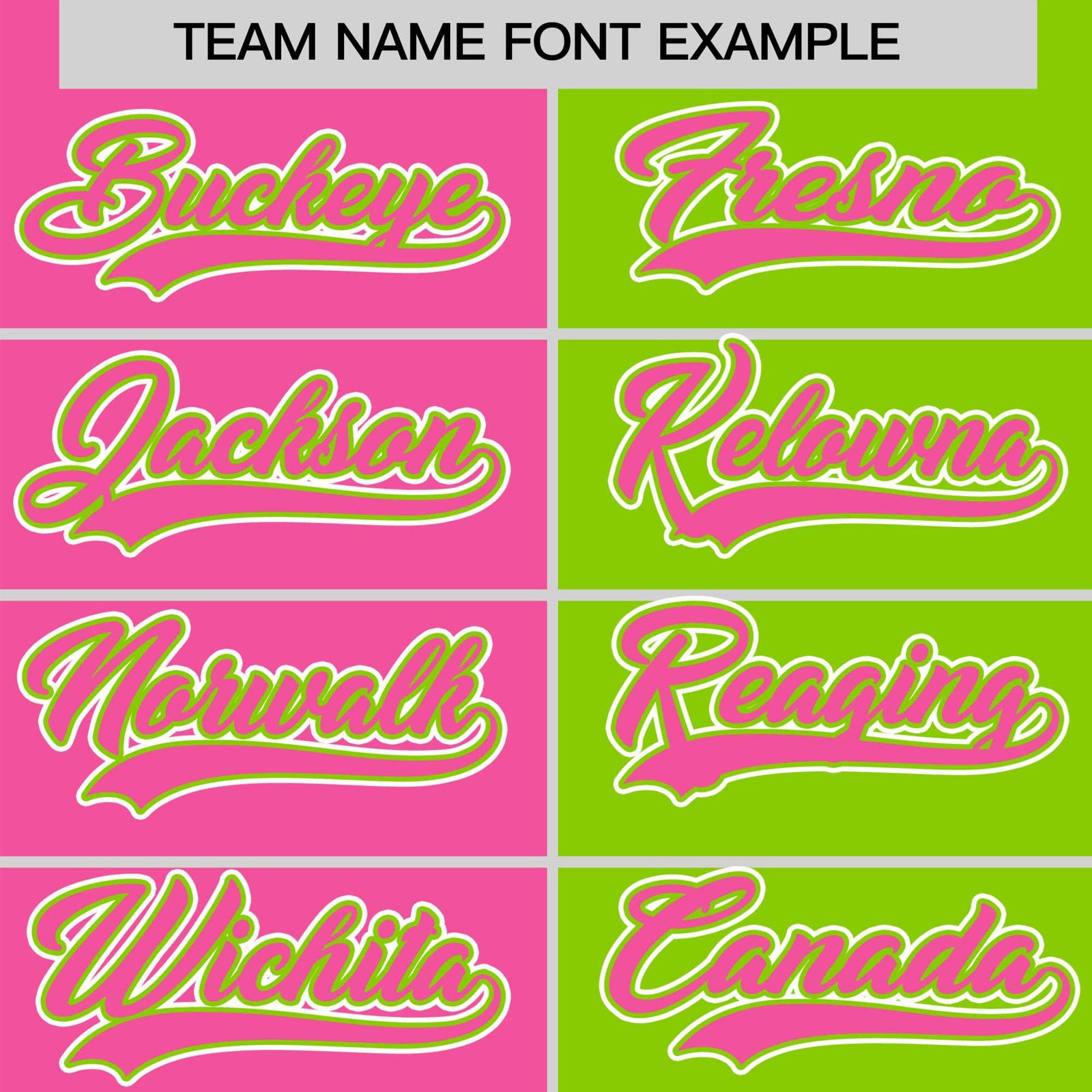 Custom Pink Neon Green Authentic Split Fashion Baseball Jersey