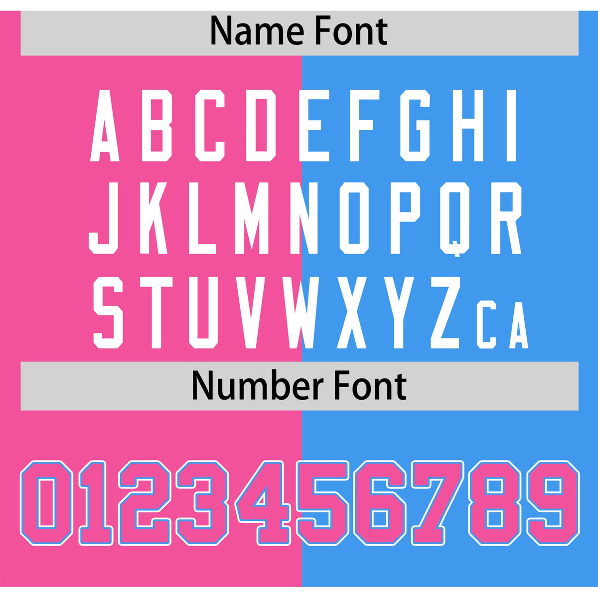 Custom Pink Powder Blue Authentic Split Fashion Baseball Jersey