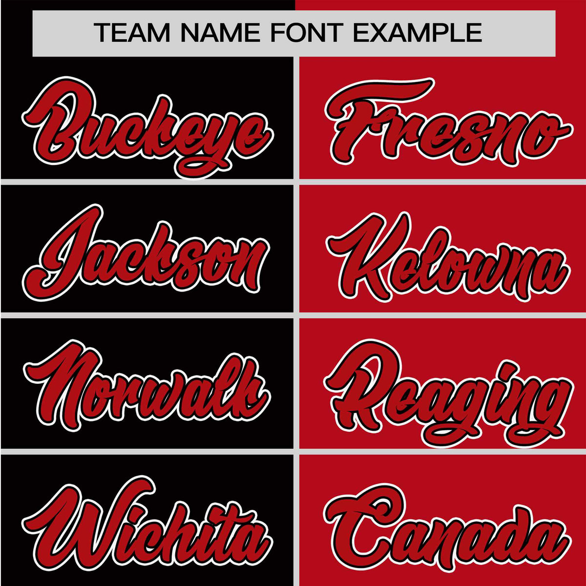 Custom Black Red Authentic Split Fashion Baseball Jersey