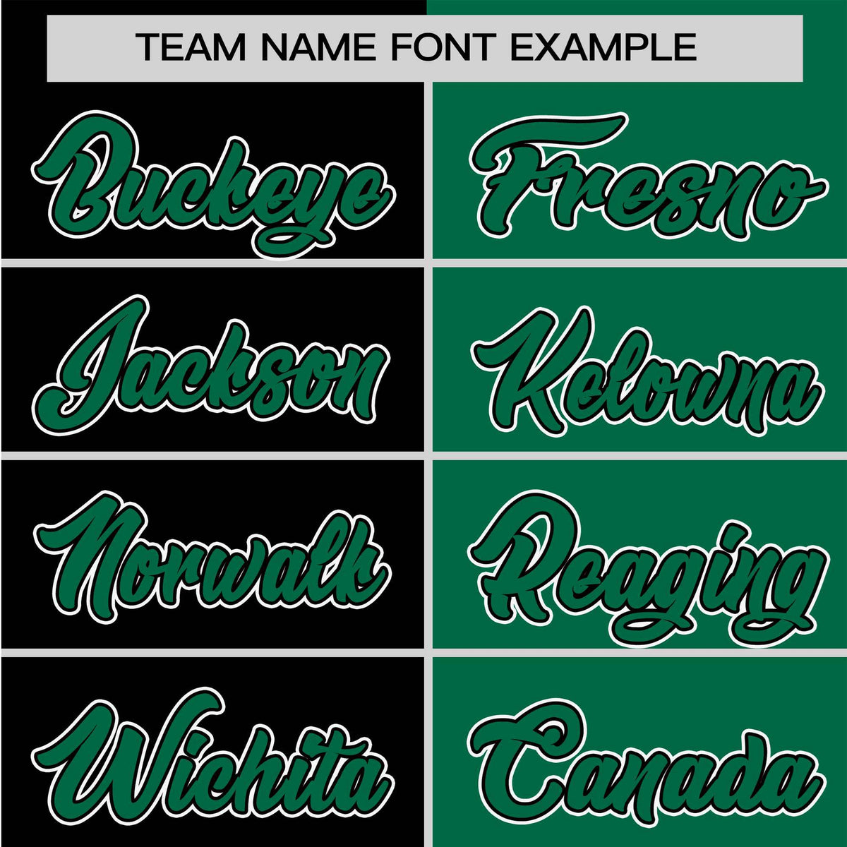 Custom Black Kelly Green Authentic Split Fashion Baseball Jersey