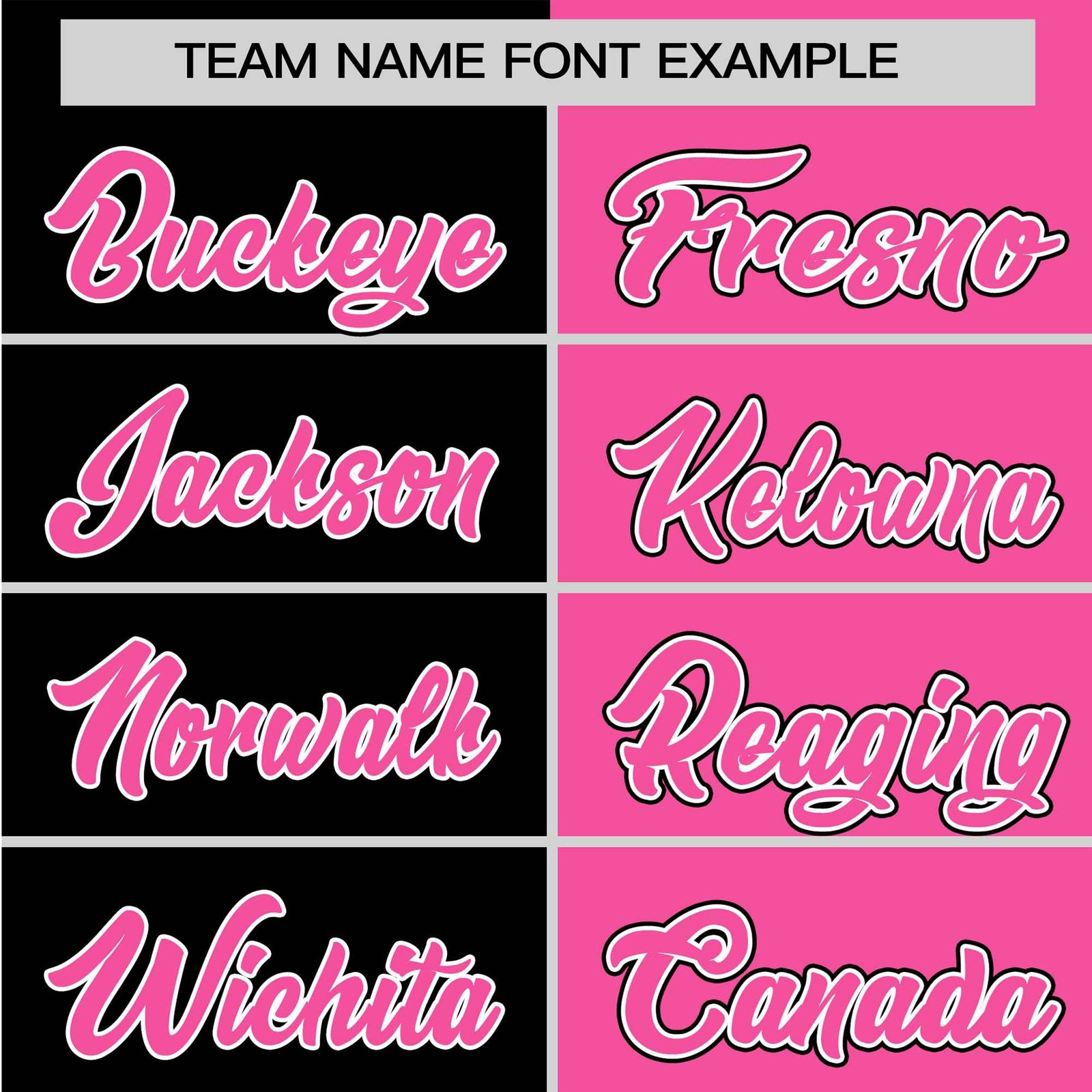 Custom Black Pink Authentic Split Fashion Baseball Jersey