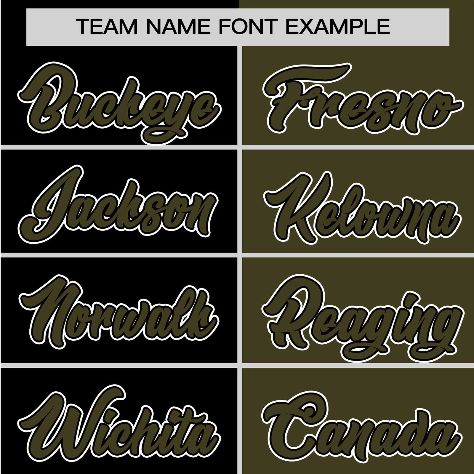 Custom Black Olive Authentic Split Fashion Baseball Jersey