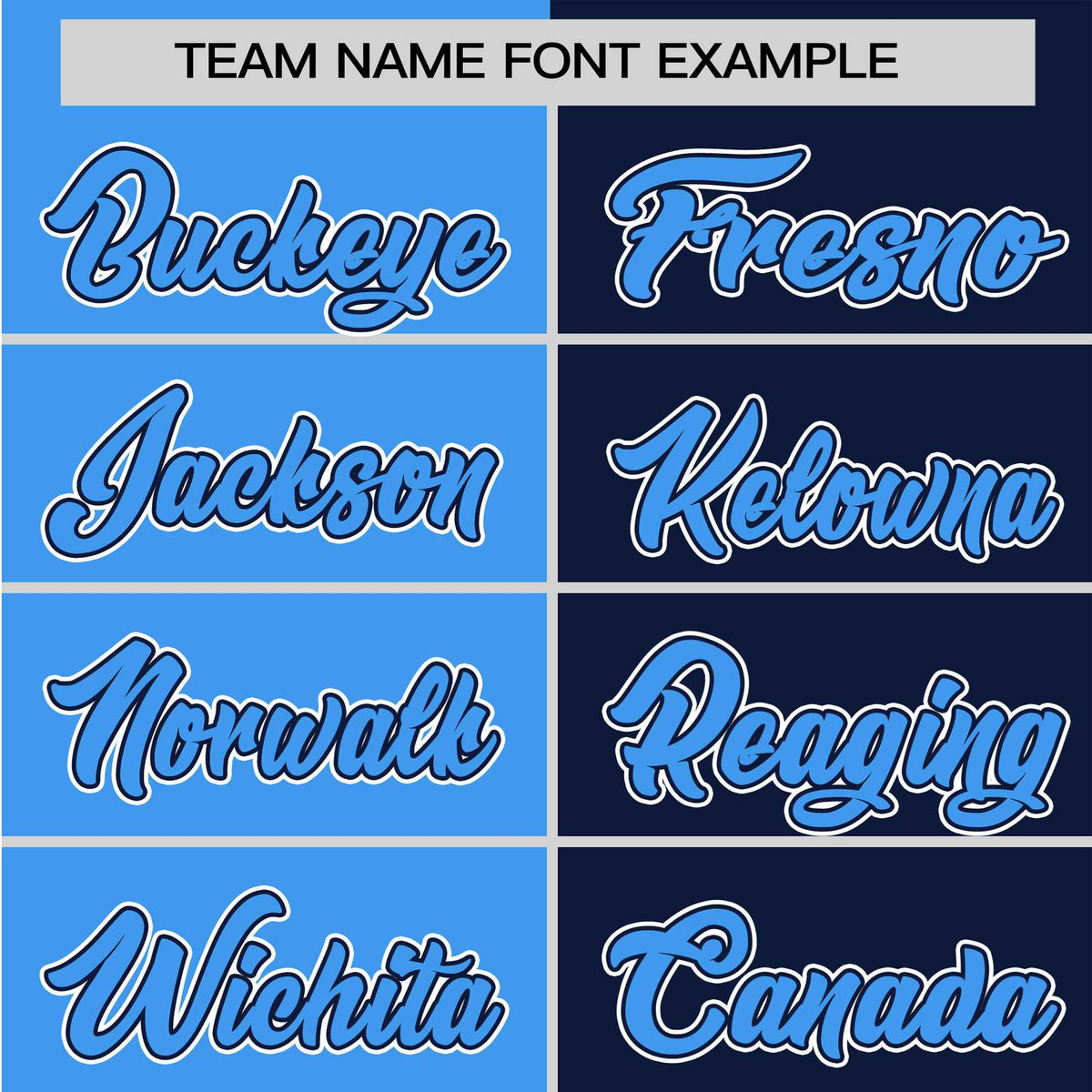 Custom Powder Blue Navy Authentic Split Fashion Baseball Jersey