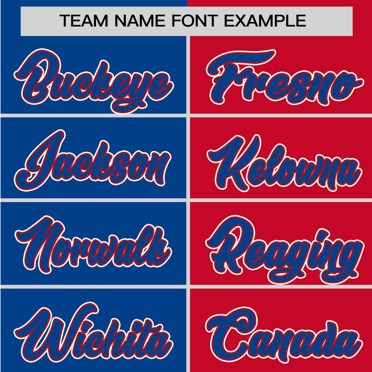 Custom Royal Blue Red Authentic Split Fashion Baseball Jersey