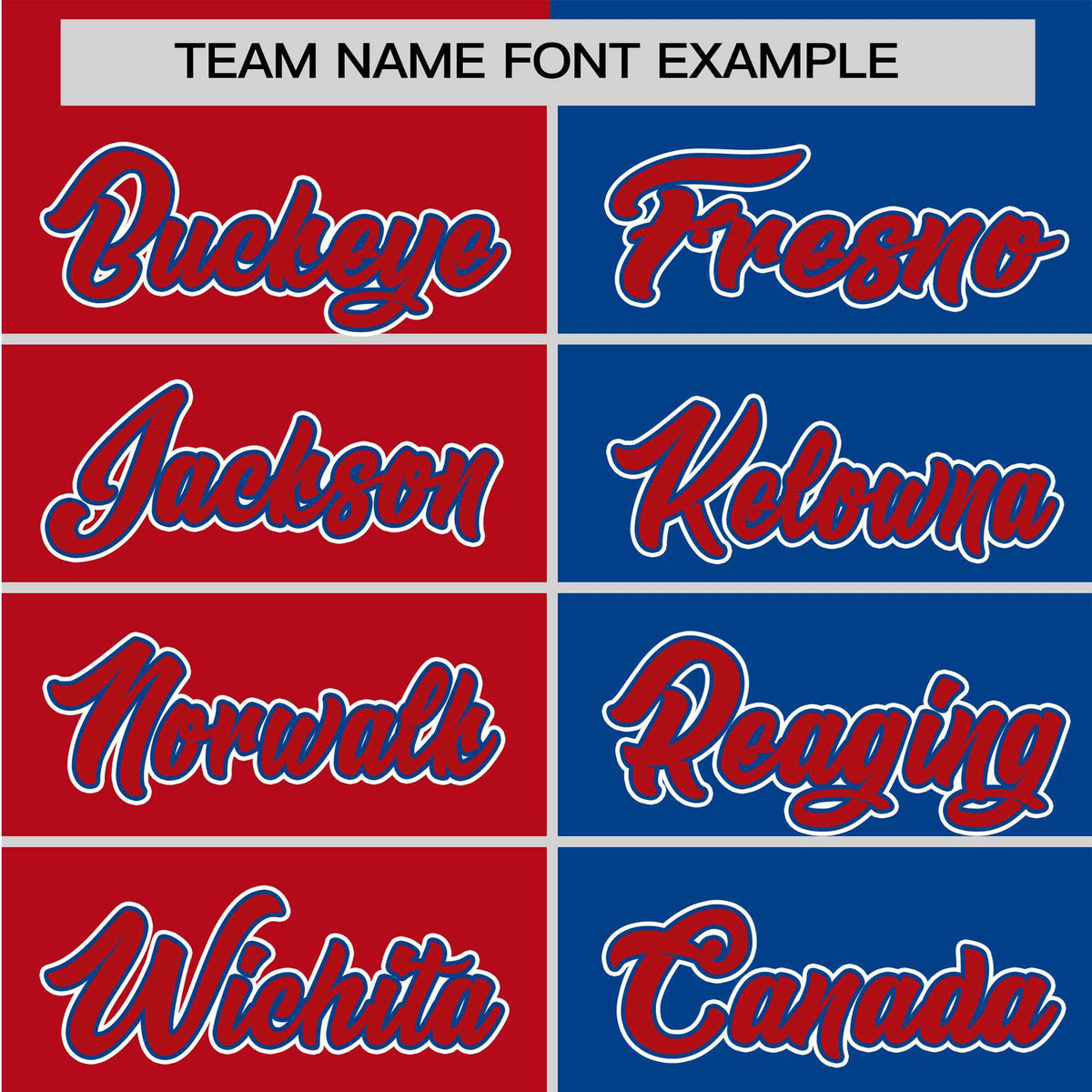 Custom Red Royal Blue Authentic Split Fashion Baseball Jersey