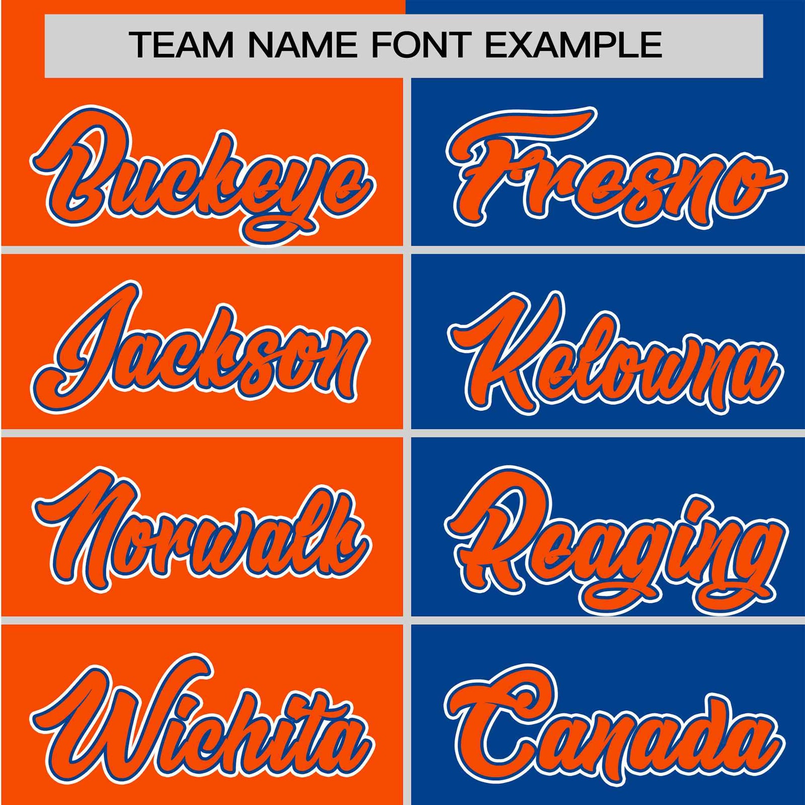 Custom Orange Royal Blue Authentic Split Fashion Baseball Jersey