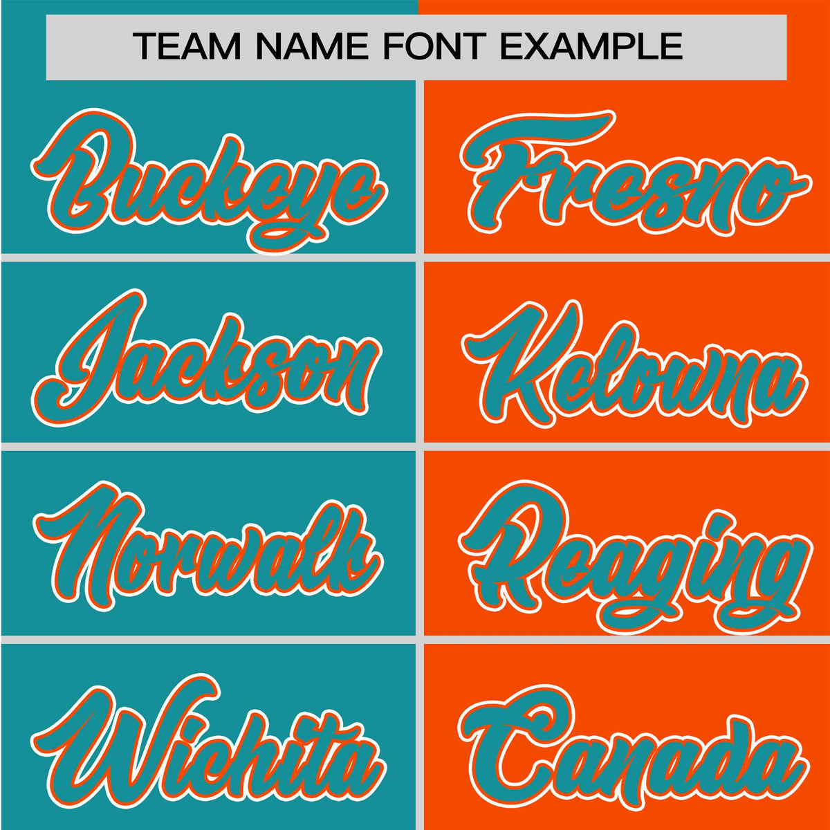 Custom Aqua Orange Authentic Split Fashion Baseball Jersey