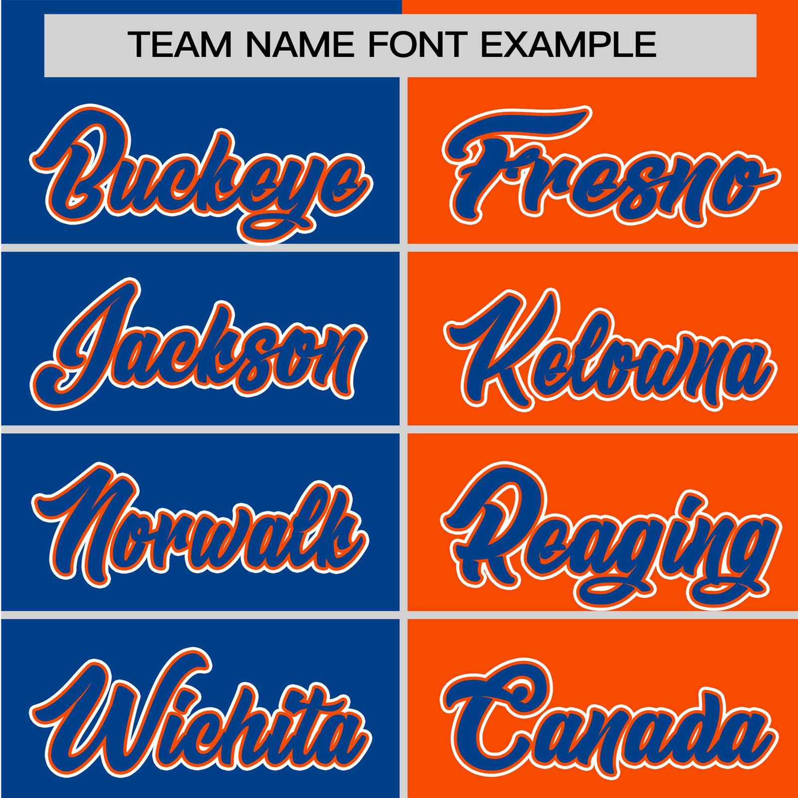 Custom Royal Blue Orange Authentic Split Fashion Baseball Jersey