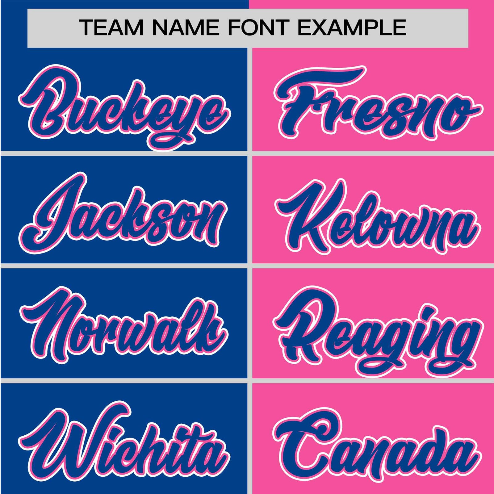 Custom Royal Blue Pink Authentic Split Fashion Baseball Jersey