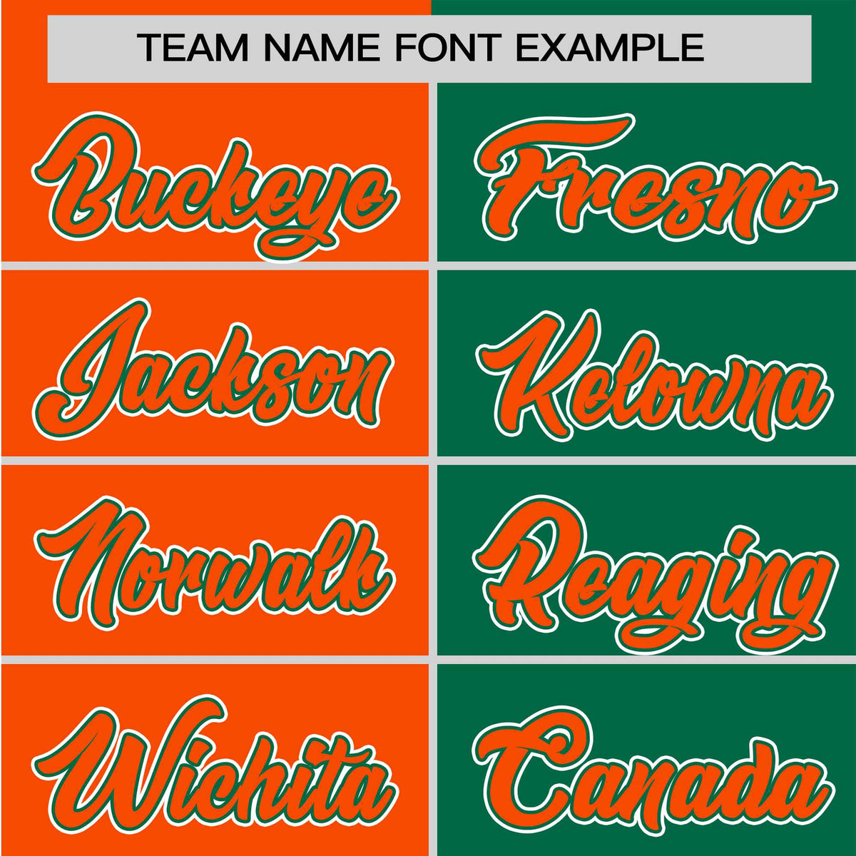 Custom Orange Kelly Green Authentic Split Fashion Baseball Jersey