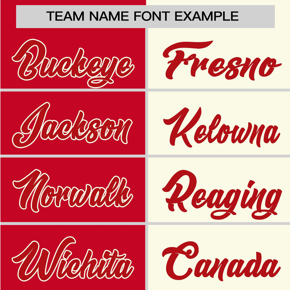 Custom Red Cream Authentic Split Fashion Baseball Jersey