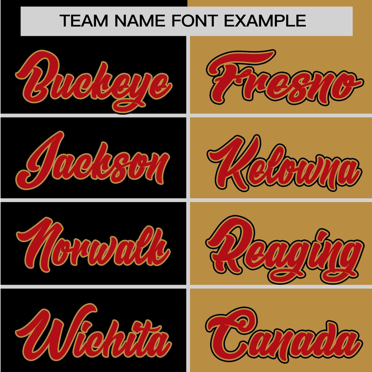 Custom Black Old Gold-Red Authentic Split Fashion Baseball Jersey