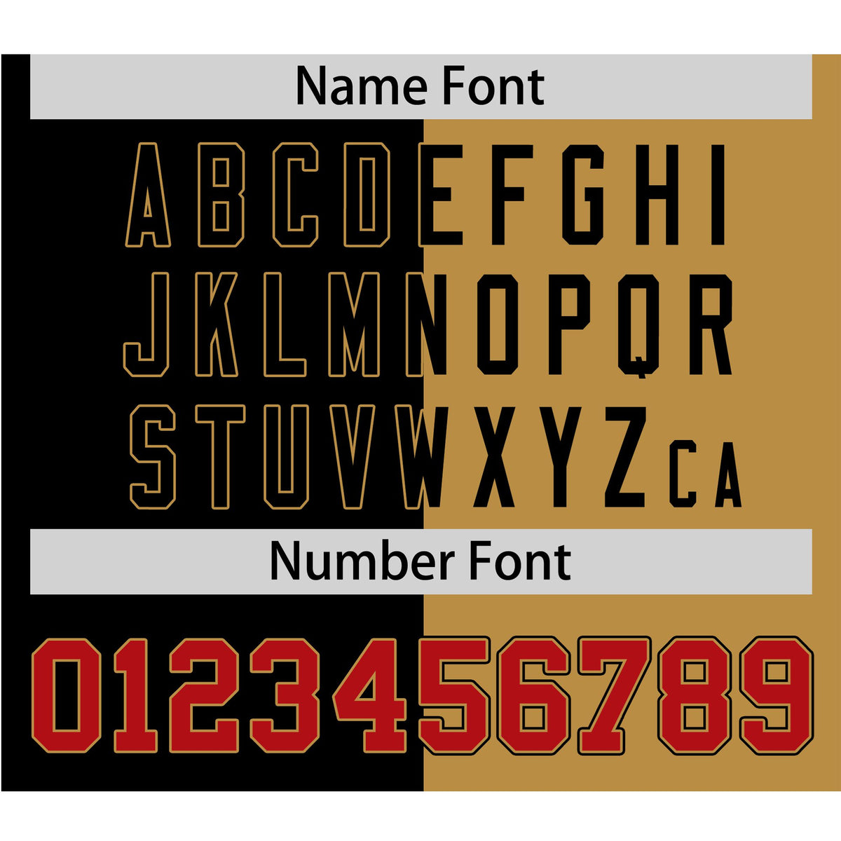 Custom Black Old Gold-Red Authentic Split Fashion Baseball Jersey