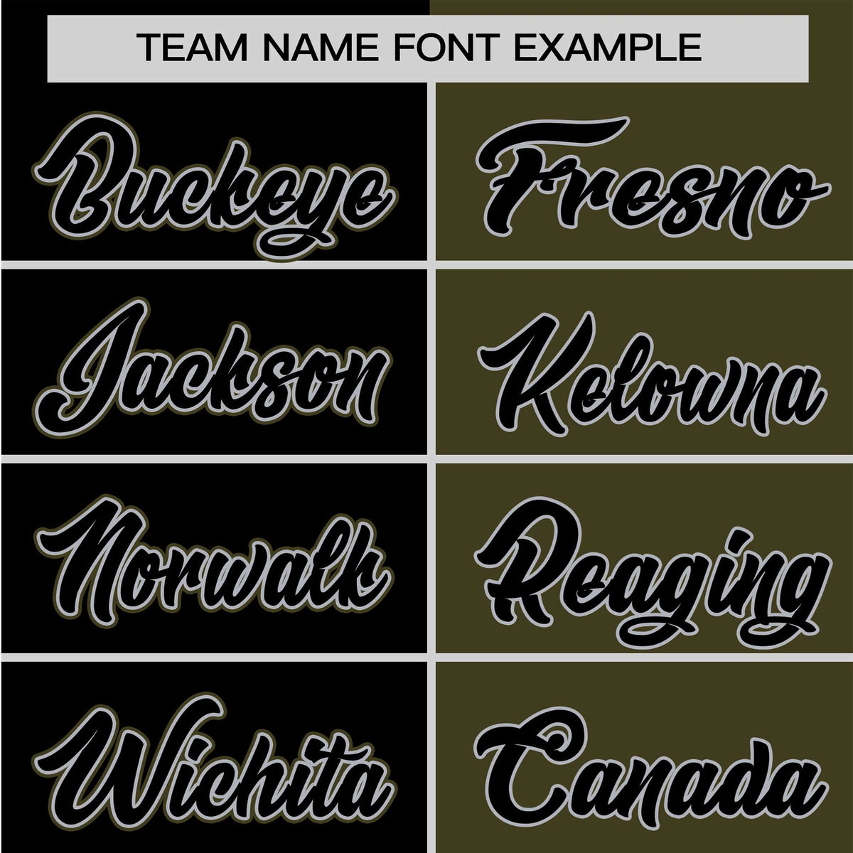 Custom Black Olive Authentic Split Fashion Baseball Jersey