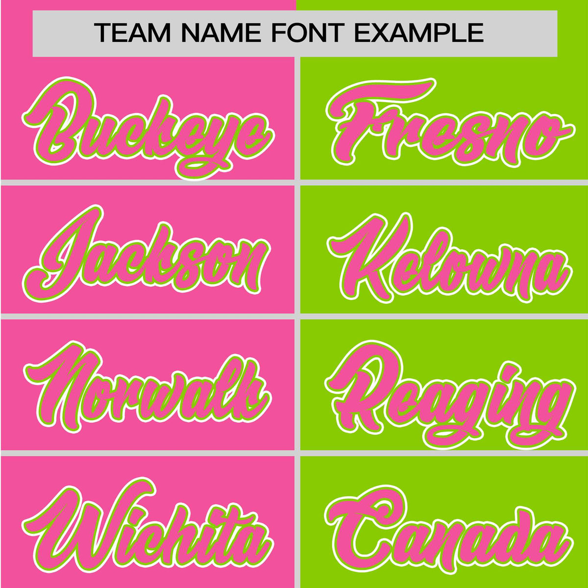 Custom Pink Neon Green Authentic Split Fashion Baseball Jersey