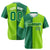 Custom Kelly Green-Neon Green Authentic Split Fashion Baseball Jersey