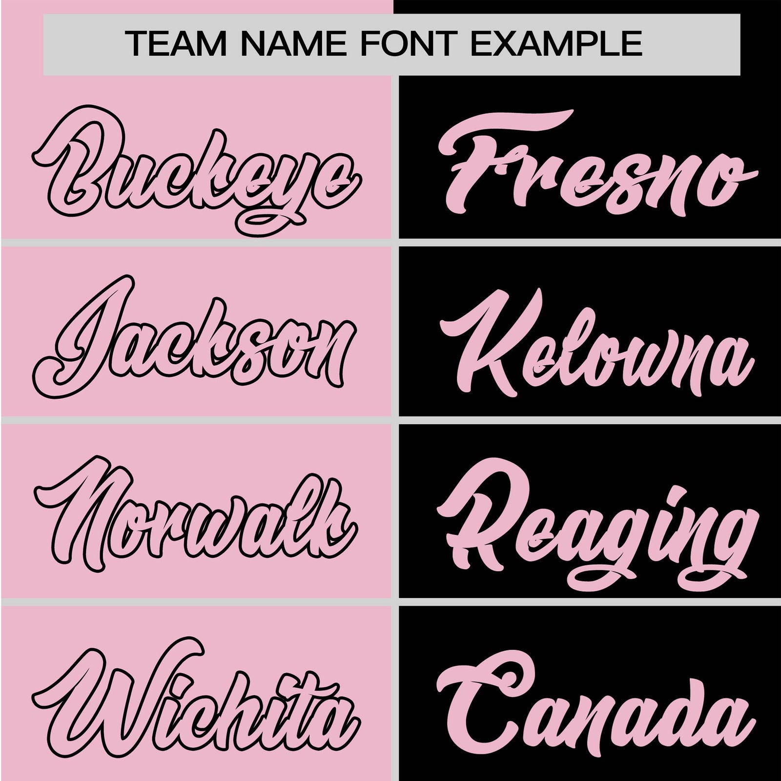 Custom Light Pink Black Authentic Split Fashion Baseball Jersey