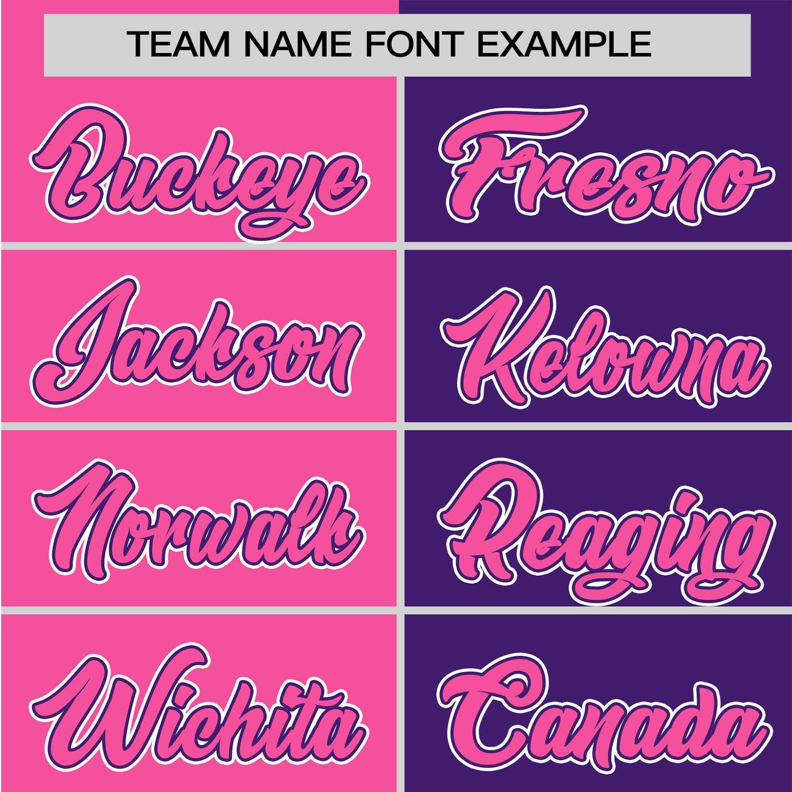 Custom Pink Purple Authentic Split Fashion Baseball Jersey