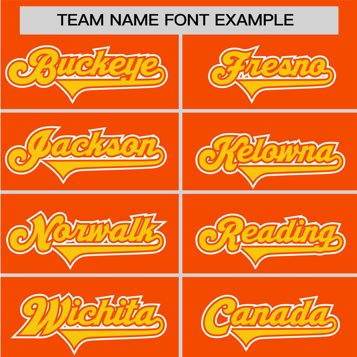 Custom Orange Yellow White Authentic Colored Buttons Baseball Jersey