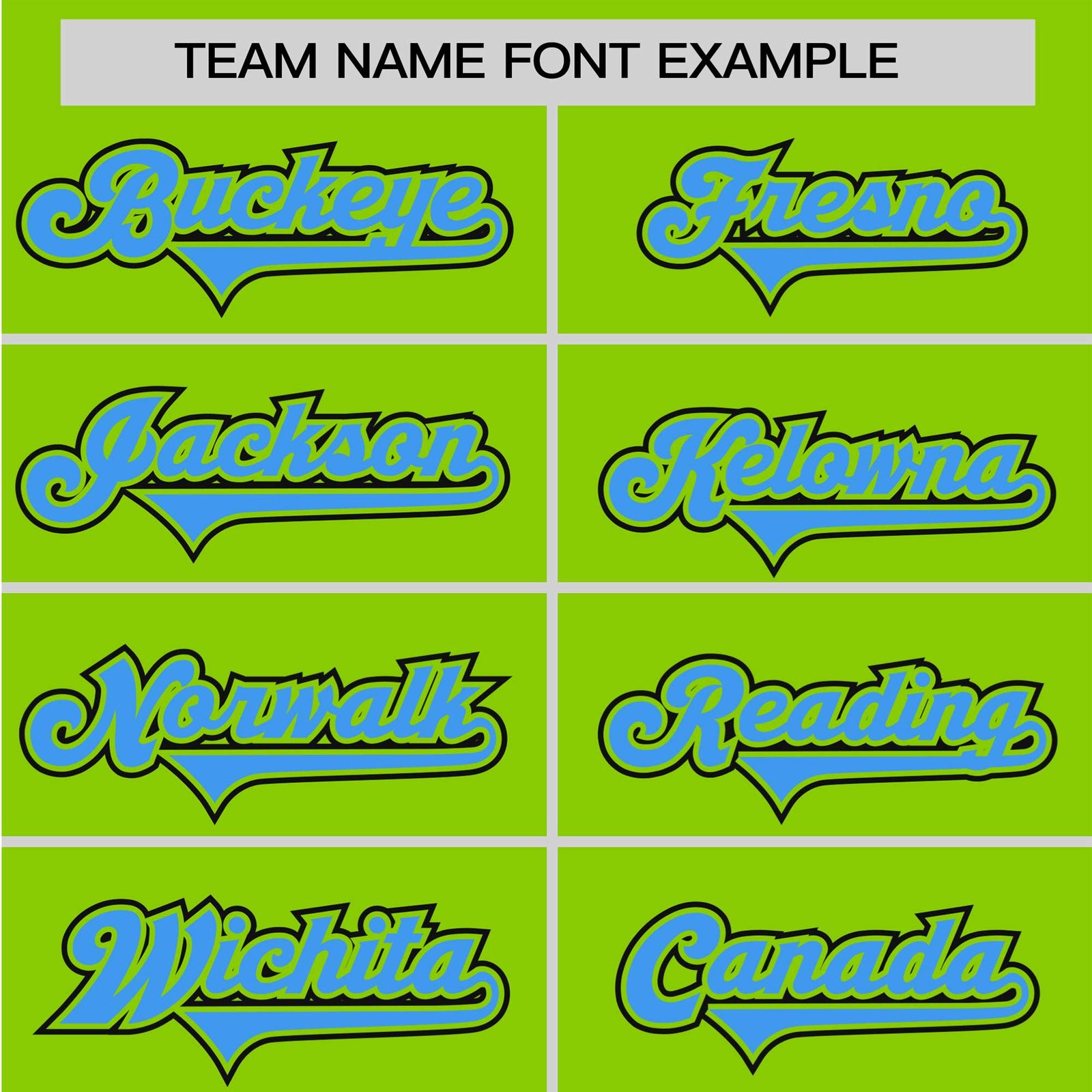 Custom Neon Green Blue Black Authentic Colored Buttons Baseball Jersey