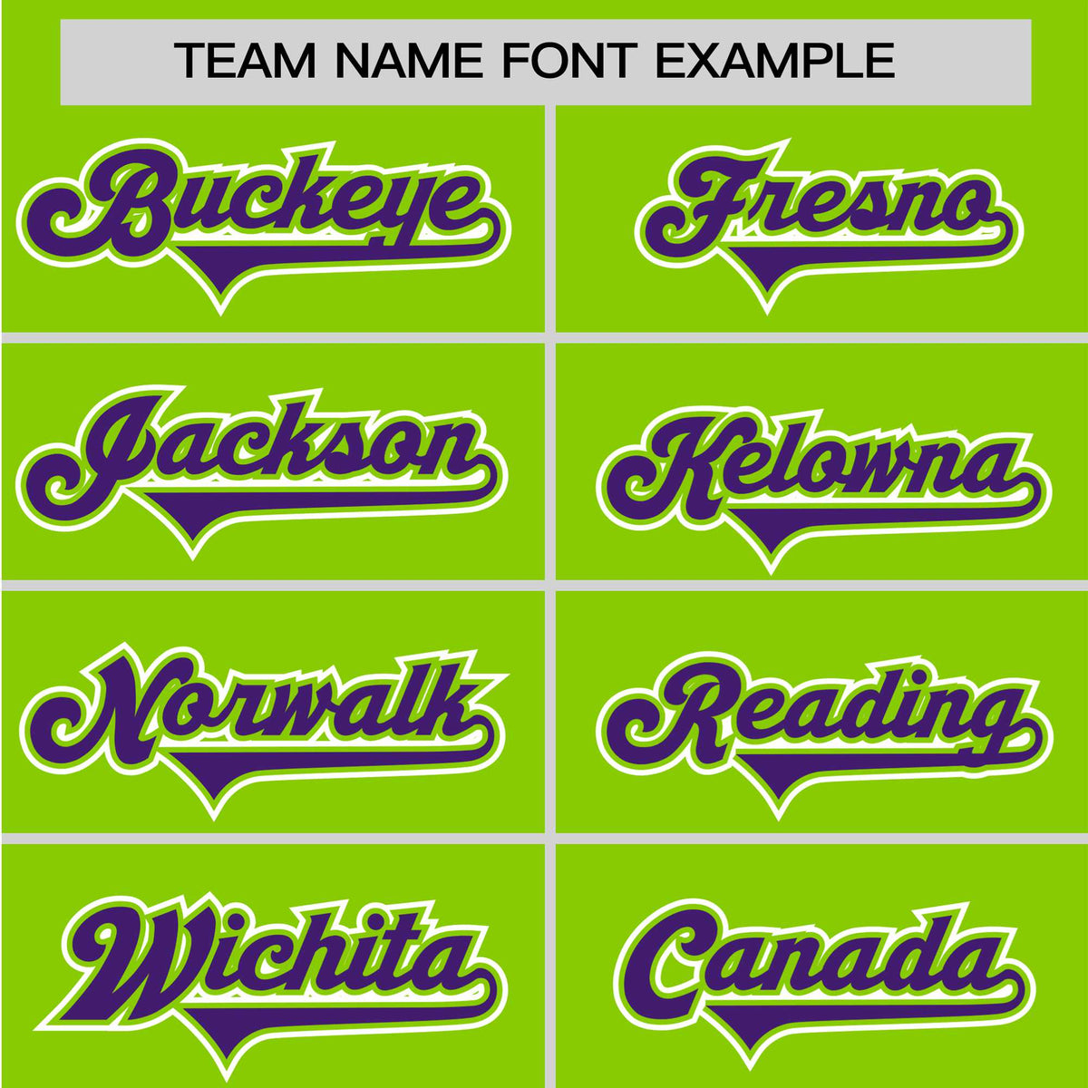 Custom Neon Green Purple White Authentic Colored Buttons Baseball Jersey